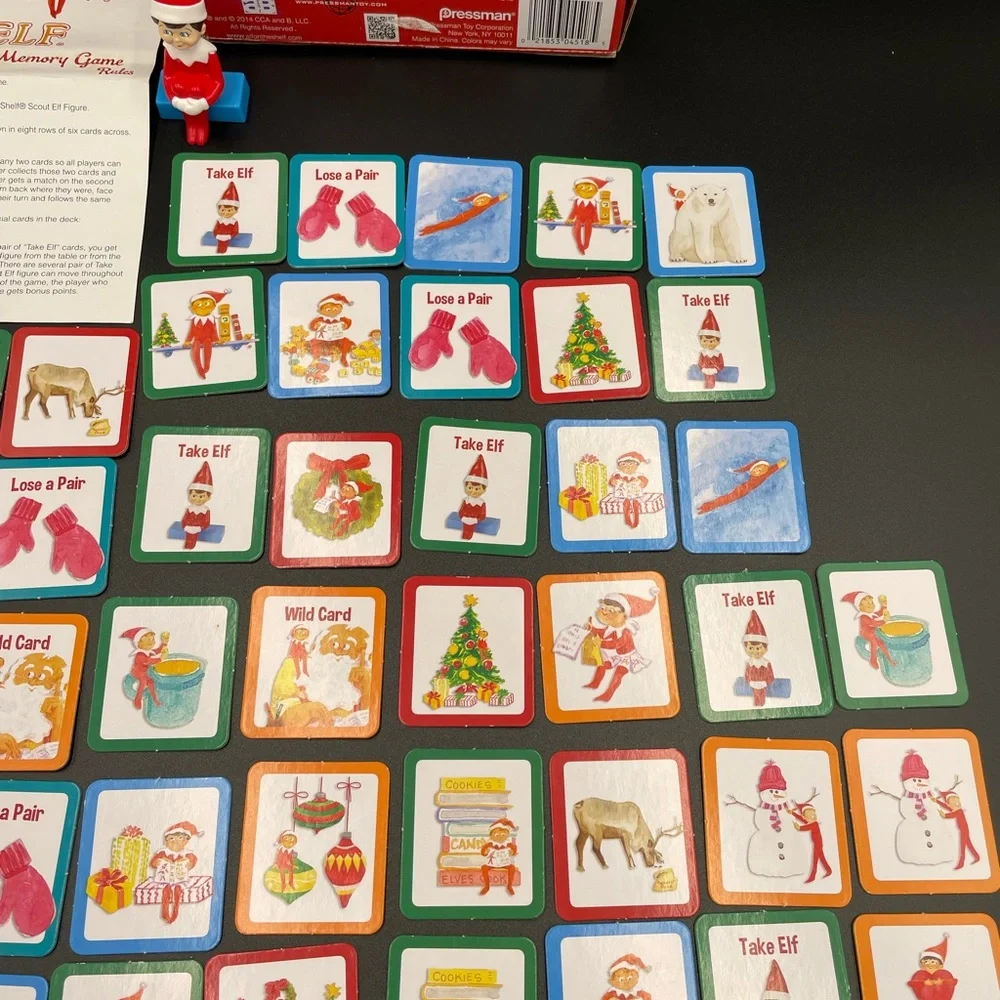 The Elf On The Shelf Match Memory Game